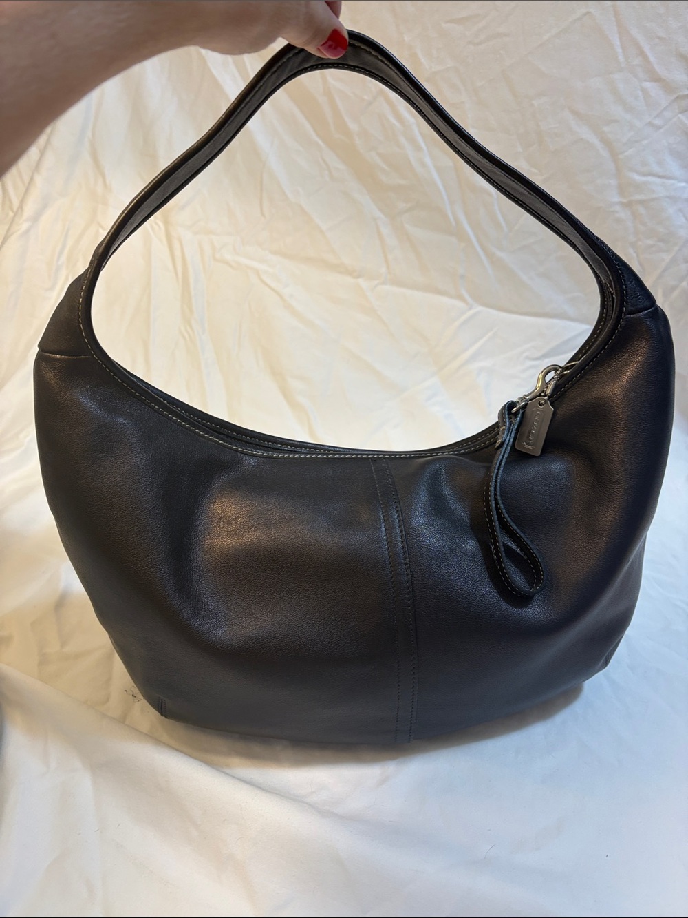 Coach bag vintage Coach Ergo Hobo shoulder bag crafted from black leather. - Picture 2 of 8